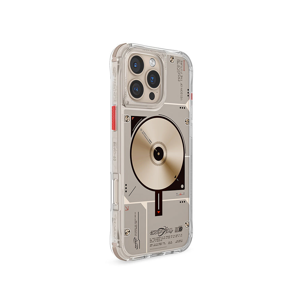 Skinarma Nova iPhone 16 Pro M-safe Şarj Özellikli Disk Desenli Airbag Tasarımlı Kılıf Skinarma Nova iPhone 16 Pro M-safe Şarj Özellikli Disk Desenli Airbag Tasarımlı Kılıf